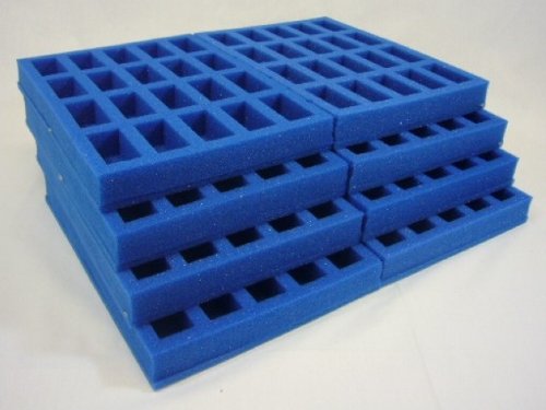 KR Multicase Tray Set: Wargaming set of foam trays carry 160 troops (N4HS)