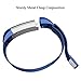 For Fitbit Alta HR and Alta Bands, Maledan Stainless Steel Milanese Loop Metal Replacement Accessories Bracelet Strap with Unique Magnet Lock for Fitbit Alta HR and Alta Blue Small