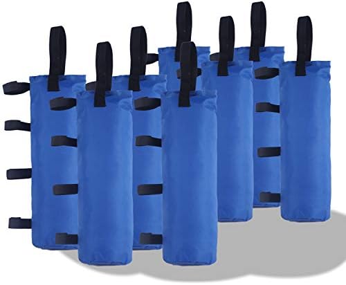 ABCCANOPY Industrial Grade Weights Bag for Pop up Canopy (blue-8pcs)