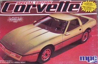 MPC 1-3724 1984 Corvette Coupe Special Edition 1/25 Scale Plastic Model Kit