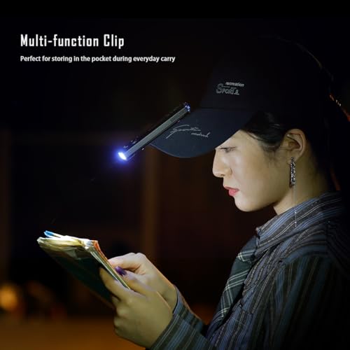 IMALENT GR35 Rechargeable EDC Torch, 2800 Lumens, 4 in 1: Light with Red Beams, UV LED, White Light and Red-blue Flashing Flashlight, Anti-Slip Grip, Super-Thin Build Flat for Outdoors, Emergency