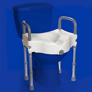 Amazon.com: PCP Raised Toilet Seat and Safety Frame (Two ...