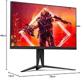 AOC AGON AG275QZN/EU 27" QHD 240Hz 1ms VA Gaming Monitor HDR400 FreeSync Premium view 8