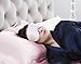 OROSE Sleep Mask Natural Silk Eye Mask for Travel,Super-smooth Blindfold (Pink)