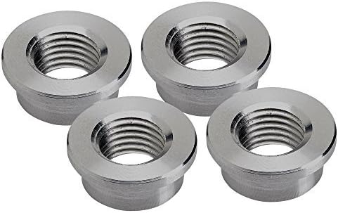 Lowbrow Customs 2930 1/4" NPT Threaded Bung (Perfect for Panhead, Ironhead, Shovelhead and Custom Applications),4-Pack)
