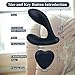 Anal Vibrator, Vibrating Anal Sex Toy Dual Motors Prostate Massager 10 Stimulation Patterns USB Rechargale Remote Control, Waterproof Personal Massager Sex G-Spot Anal Toys for Man Women Adult