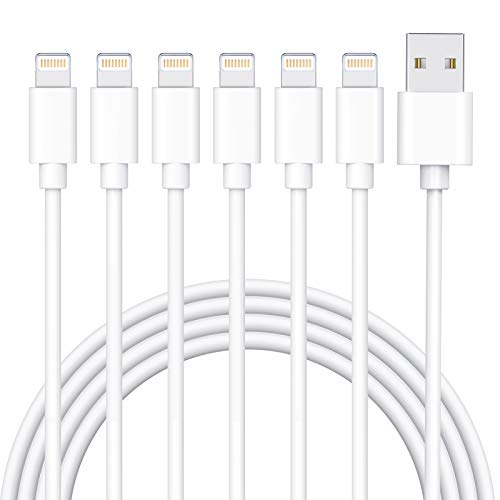 Iphone 充電ケーブル ライトニングケーブル 1m 6本セット アイフォン Usb 充電コード Lightning ケーブル Apple Ipad Ipod Airpods 多種対応 急速充電 Usb同期 高速データ転送 高耐久 断線防止