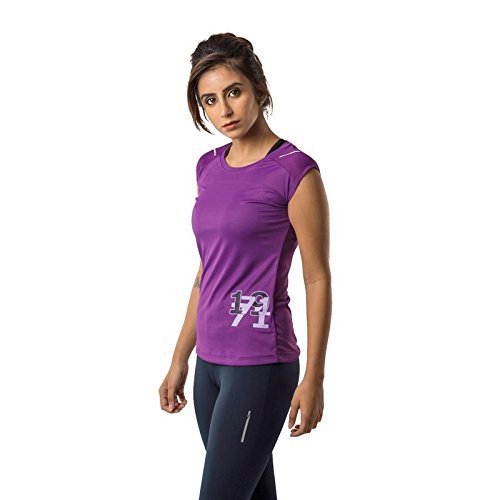 athlete women's capsleeve numberline tee
