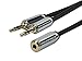 Monoprice 110146 6-Inch 3.5mm Stereo Jack Splitter for Mobile - Retail Packaging