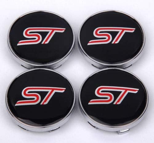 Luck16888 4X Wheel Center Hub Caps 59mm for Ford ST Focus Modeo Edge Fiesta Fusion Mustang