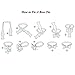 Alizeal Solid Self Bow Tie Woven Bowties for Men, White