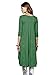 Urban CoCo Women's Half Sleeve High Low Loose Casual T-shirt Top Tee Dress (Large, Green)