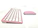 ROCKSOUL BK-101 Bluetooth Keyboard Baby Pink (BK-101001PW)