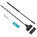 POPETPOP 26in Aquarium Aluminum Alloy Scraper with 10 Replaceable Scrapers for Glass Fish Tank (Black)
