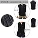 USB Electric Heated Vest Fleece Soft Texture Size Adjustable Washable Electric Clothing Charging Heating Vest Clothing for Winter Skiing Hiking Motorcycle Travel Fishing Golf (No Battery)
