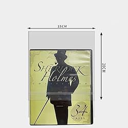 50pcs Clear Dust-Proof Resealable Protective Outer