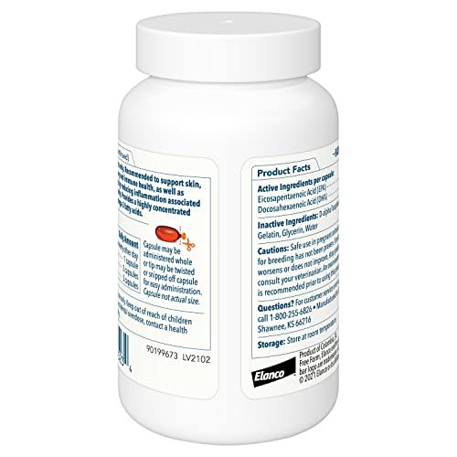 Free Form Snip Tips Omega3 Fish Oil Liquid Supplement for Small Dogs