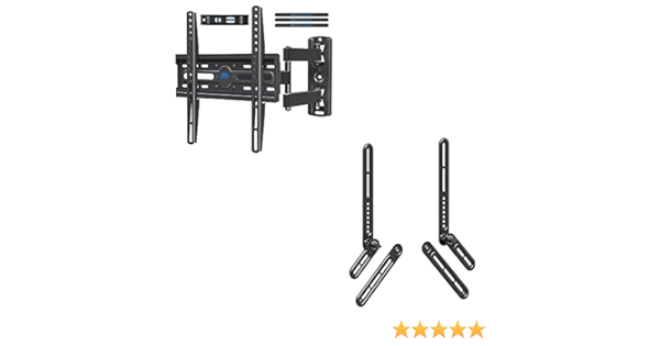 Amazon Com Mounting Dream Full Motion Tv Wall Mount And Soundbar Bracket Bundle Tv Bracket For 26 55 Inch Tvs Max Vesa 400x400mm And 60 Lbs Sound Bar Mount Designed For Tvs With Protruded Amazon Com Mounting Dream Full Motion Tv Wall Mount And Soundbar Bracket Bundle Tv Bracket For 26 55 Inch Tvs Max Vesa 400x400mm And 60 Lbs Sound Bar Mount Designed For Tvs With Protruded