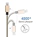 IVVO Lightning Cable 3Pack 3FT 6FT 10FT Nylon Braided 8 Pin Lightning Cable Cord USB Charging Cable Charger for Apple iPhone 7/7 Plus/6/6s/6 Plus/6s Plus/5/5c/5s/SE,iPad iPod Nano iPod Touch