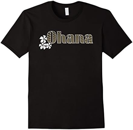 Mens Ohana(Family)Vintage Style TShirt-Hawaii Gift Vacation Shirt 3XL Black
