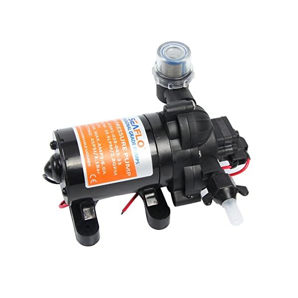 Seaflo-12v-28-GPM-45-PSI-Water-Pressure-Pump-Boat-Marine-Plumbing