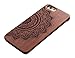 iPhone 6 Case, Sannysis Natural Carved Wood Hard Case Cover For iPhone 6