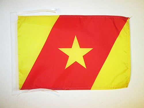 AZ FLAG, Amhara people Flag, 18'' x 12'', 100% Polyester Ethiopia Small Banner with Two Cords, Fade Resistant, Vivid Colors