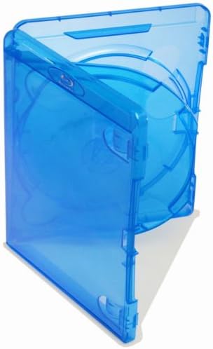 Accessory Land 1 Pack Genuine AMARAY Triple Blu ray Case 14mm Spine for 3 Discs New Replacement Amaray UK (1 Pack Trible Triple Blu ray Case)