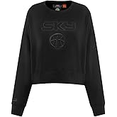 Pro Standard WNBA womens Womens Wnba Classic Triple Black Brushed Back French Terry Crewneck Sweatshirt