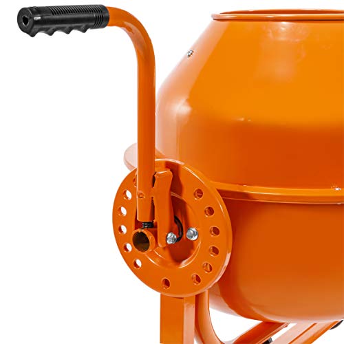 STKUSA 2-1/4 Cubic Feet Portable Electric Concrete Cement Mixer Barrow Machine Mixing mortar