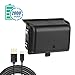 Xbox One Play and Charge Kit, Jelly Comb 2000mAh Rechargeable Xbox Battery Pack with 10FT Long Charging Cable for Xbox Wireless(Elite) Controller, Black