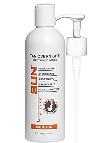 Sunless Tanning Lotion - Medium Self Tanner for Fair Skin (8 oz) - 2 Pack (Packaging May Very) - Thumbnail 2