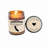California Scented Candle Missing Home Homesick Gift Moving Gift New Home Gift No Place Like Home State Candle Custom Candle Valentines Day Gift