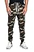 PROGO USA Men's Joggers Sweatpants Basic Fleece Marled Jogger Pant Elastic Waist (X-Large, Camouflage)