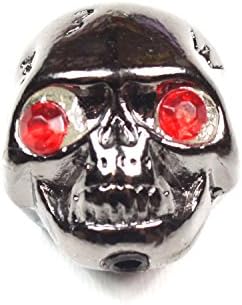 Stellah KB-30 Chrome Skull Replacement Knob for Electric & Bass Guitars