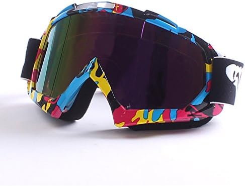 Fodsport Motorcycle Riding Glasses Man/Women Motocross Goggles Glasses Ware MX off Road Helmets Goggles Sport Gafas for Motorcycle E Style