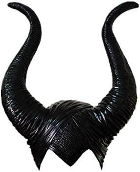 MJPARTY Evil Queen Horns Deluxe Evil Fairy Mistress Headpiece Hat Accessories