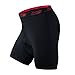 Bpbtti Mens Baggy MTB Mountain Bike Shorts with Removable Biking Bicycle Cycling Padded Liner Short (Black, Waist 35-37