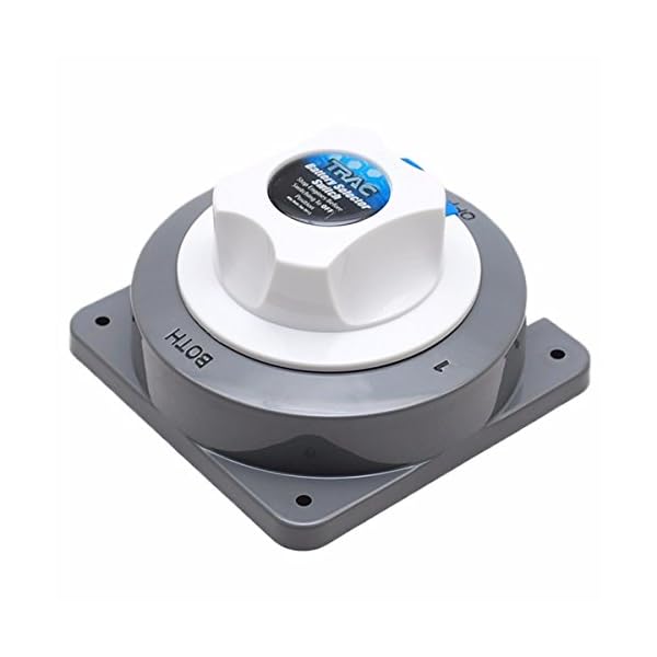 Trac-T10151-Gray-White-4-Position-Marine-Boat-Battery-Selector-Switch Trac-T10151-Gray-White-4-Position-Marine-Boat-Battery-Selector-Switch