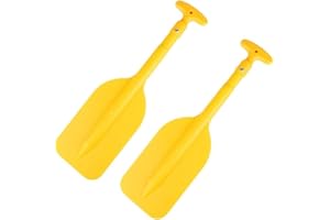 LIOOBO 2Pcs Telescopic Kayak Paddle Rafting Boat Paddle Canoe Oars Plastic Aluminum Alloy Boat Oars