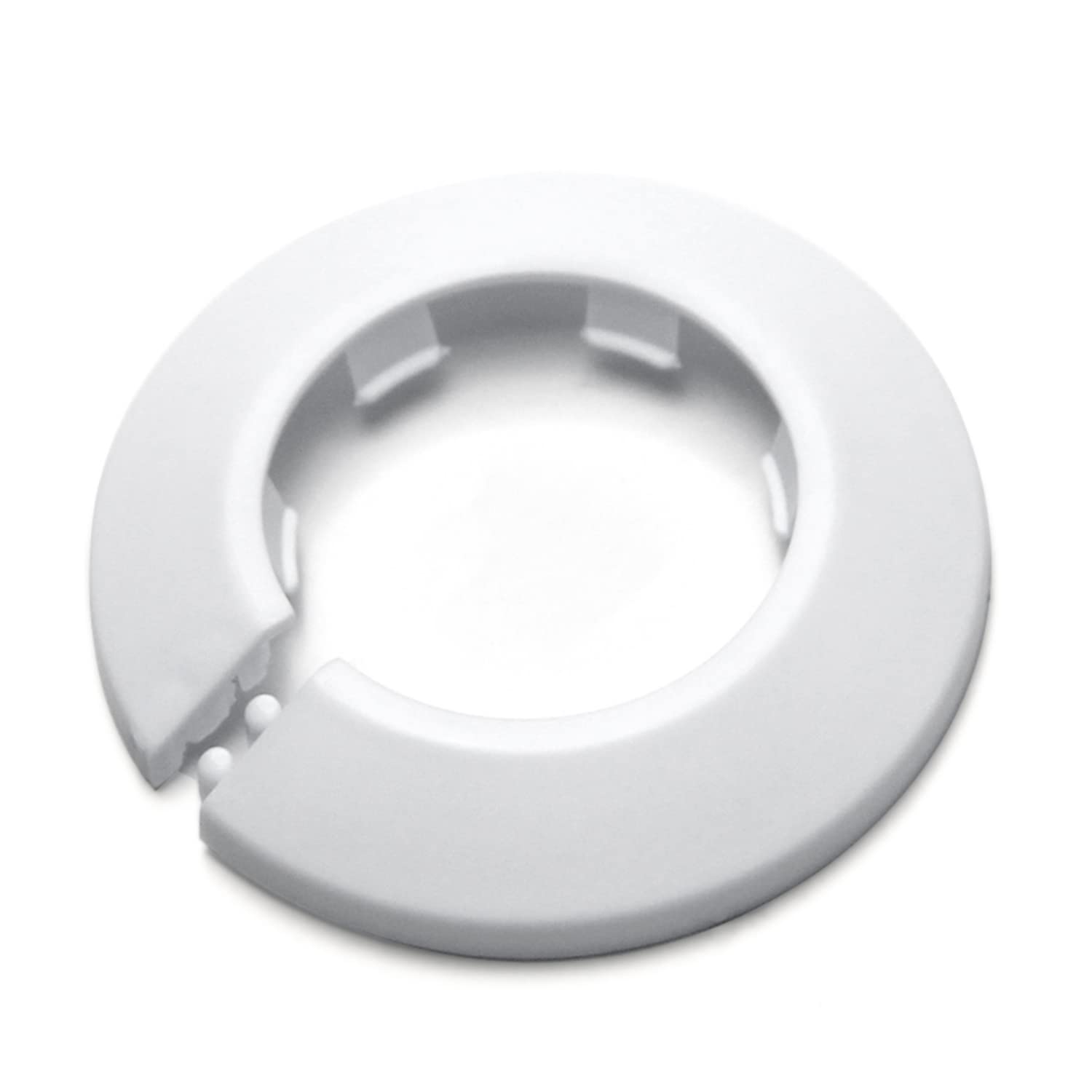 MroMax 1.57"/40mm Pipe Cover, Decoration White Pipe Hole Cover Radiator, Pipe Collar for Wall Pipe Tube Decoration