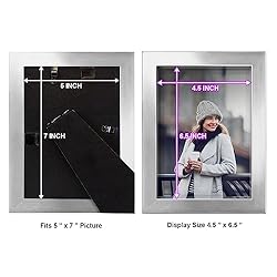 Renditions 5x7 inch Solid Wood Picture Frame, High