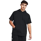 Under Armour mens Rival Fleece Short Sleeve HoodieSweatshirt