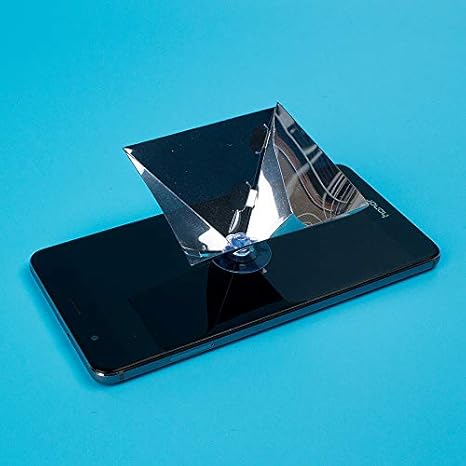 Amazon.com: ALEMINN 3D Holographic Phone Projector Displayer ...