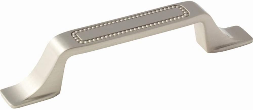 Carolyne Pull - Satin Nickel (3 Pack) Amerock 3-3/4" Length Traditional Decor BP36584G10 Kitchen Hardware Bathroom Dresser Drawer Cabinet Door Bar Handle Knob Bundle GR Living Interior Design Guide