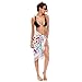 GreForest Round Beach Towel Tassel Towel Thin Rayon Cotton Round Beach Towels Sunshine Happy Circle Towel Eye-catching Beach/Daily Wrap Shawl for Decoration, Beach Leisure, Picnic Mat