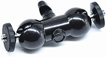 ROZOER Ballhead Magic Arm 360º Articulation for LCD Monitor, any other 1/4"-20 Thread Accessories Mount with 1/4"-20 Thread and Rubber Gasket