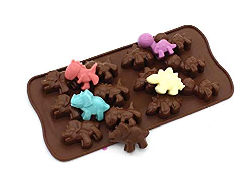 Garcent Nonstick Silicone Candy Chocolate Making Mold Ice Cube Tray Set of 6