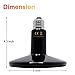theBlueStone 250 Watt Mini Ceramic Reptile Heat Lamp Bulb E26 No-Light Infrared Heat Emitter for Terrarium Aquarium Amphibian Snake Chickens Brooder Birds Pets