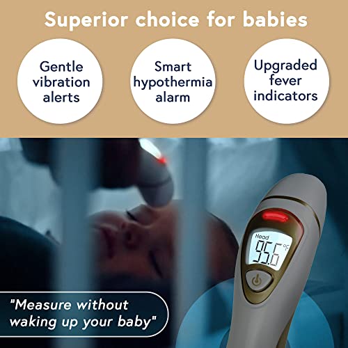 IPROVEN Pro Series Ear and Forehead Thermometer for Adults, Kids